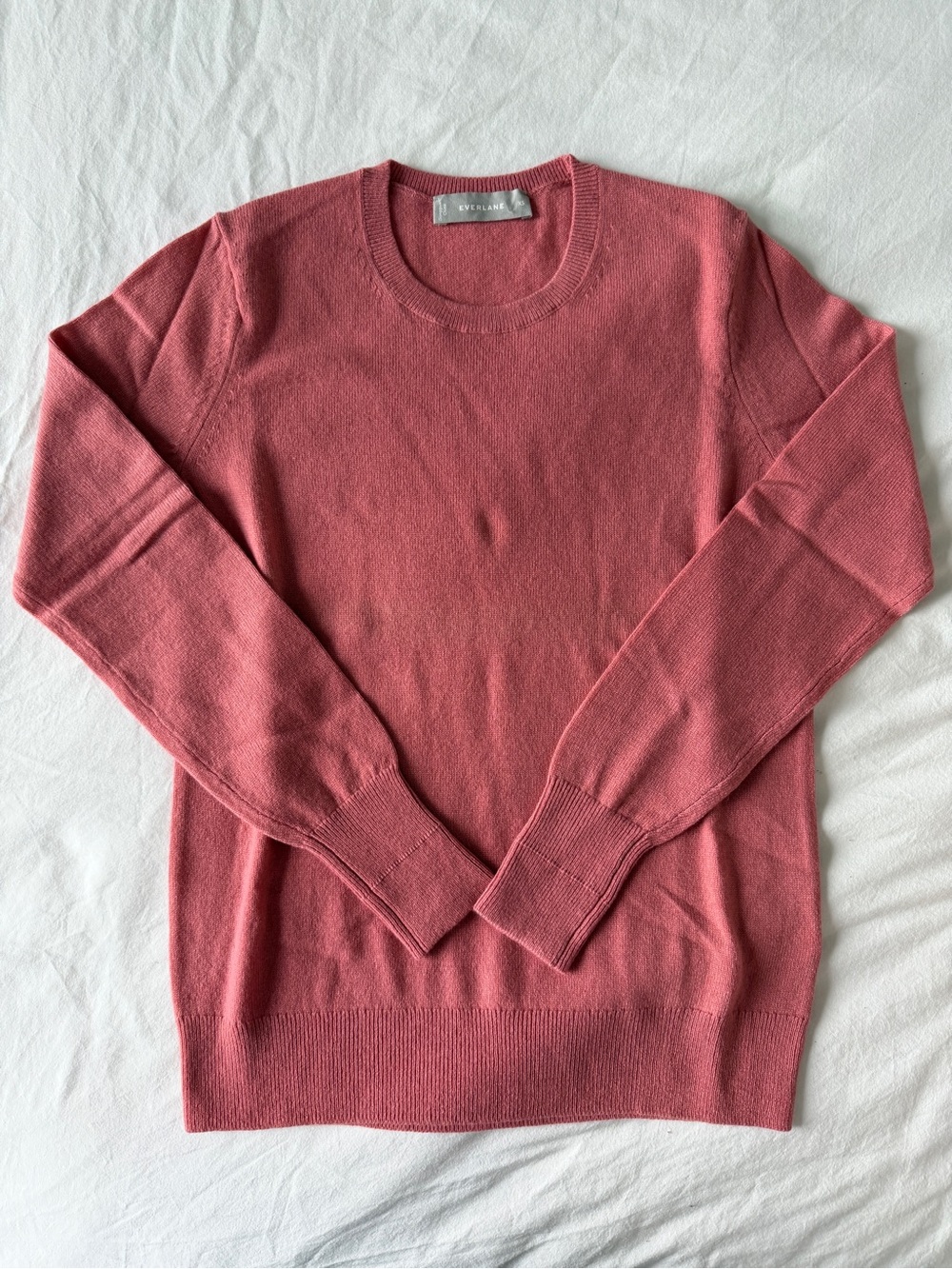 Everlane Cashmere Crewneck Sweater Pink XS